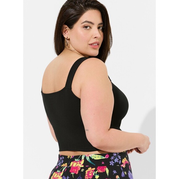 NWT Torrid 5X Betsey Johnson Foxy Knit Cropped Tank & Mini Foxy Skirt Set of 2 - Picture 4 of 13